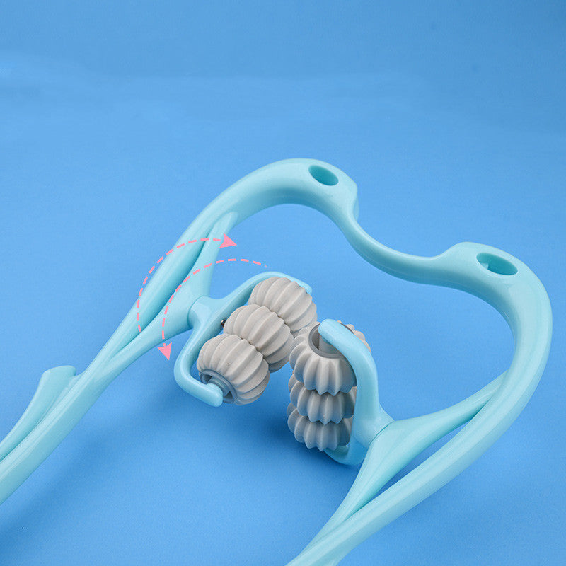Six-Wheel Neck Massager: Multifunctional Manual Massage Tool