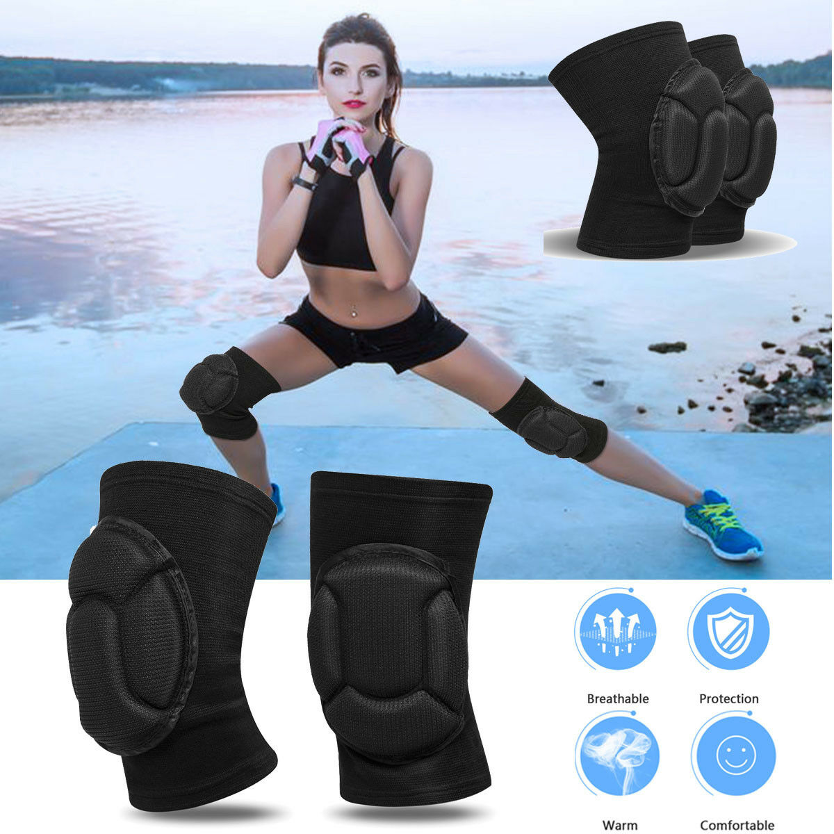 Sport & Work Knee Pads - Professional Leg Protectors