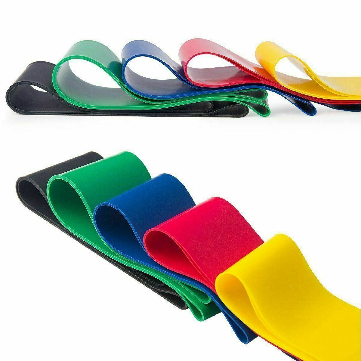 5-Piece Resistance Bands Loop Set: Fitness & Workout Essentials