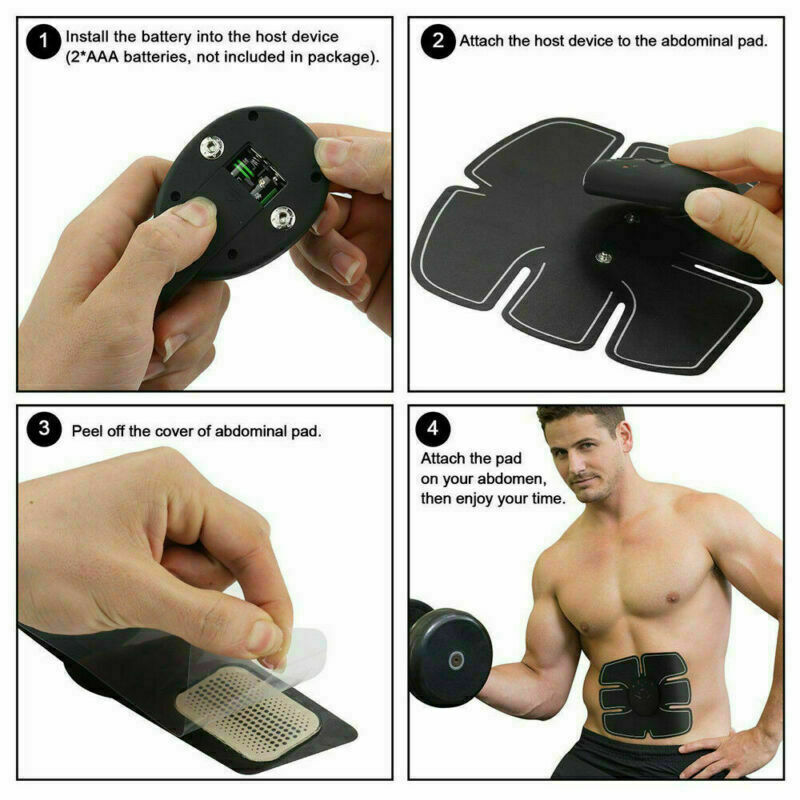 Abs Toning Belt: Electric Muscle Toner & Fat Burner