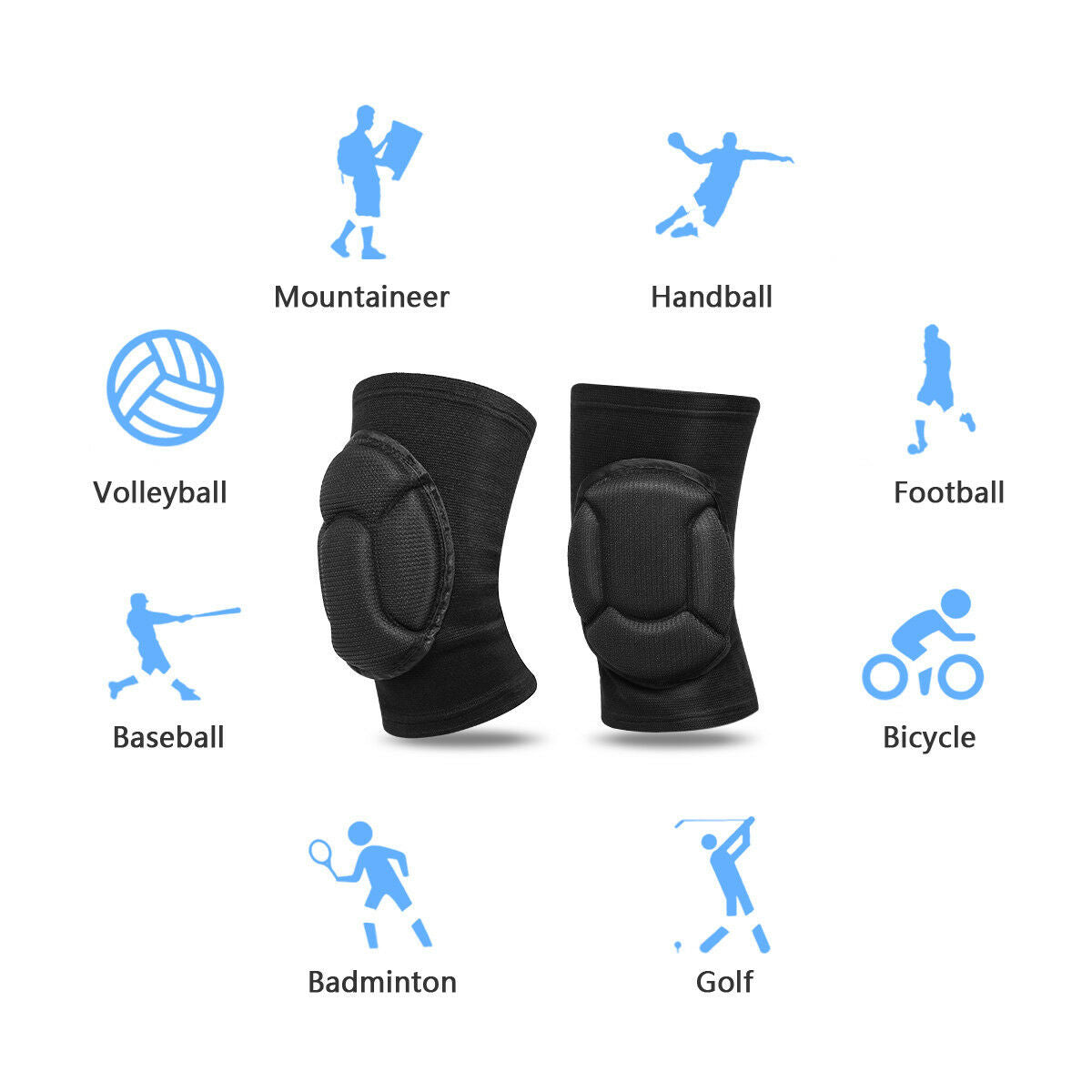 Sport & Work Knee Pads - Professional Leg Protectors